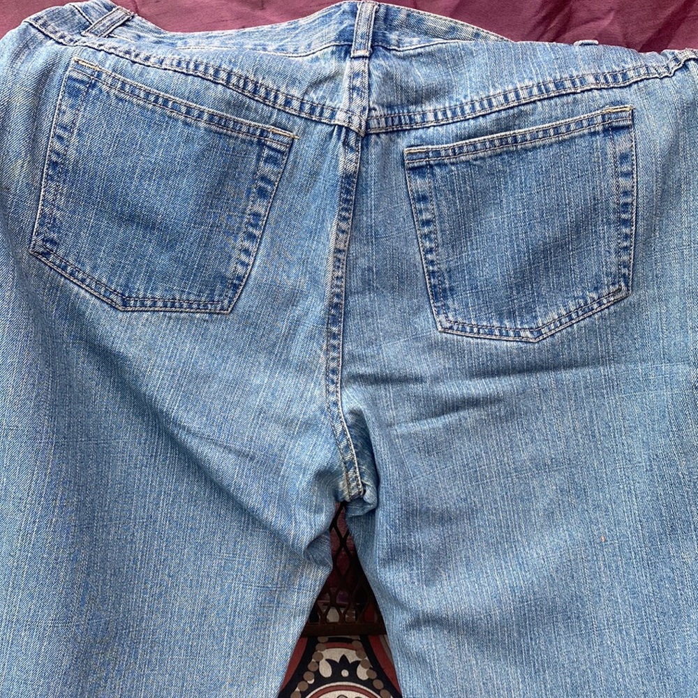 253- 1990'S UR Amazing❤️ Vintage Couple Embroidered Jeans & Knit Poncho Bundle - Picture 8 of 16